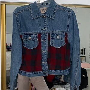 FURST OF A KIND flannel jean jacket